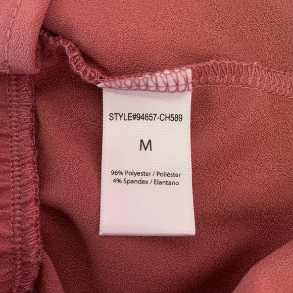 Pink Tie Front Shorts - Picture 5 of 6